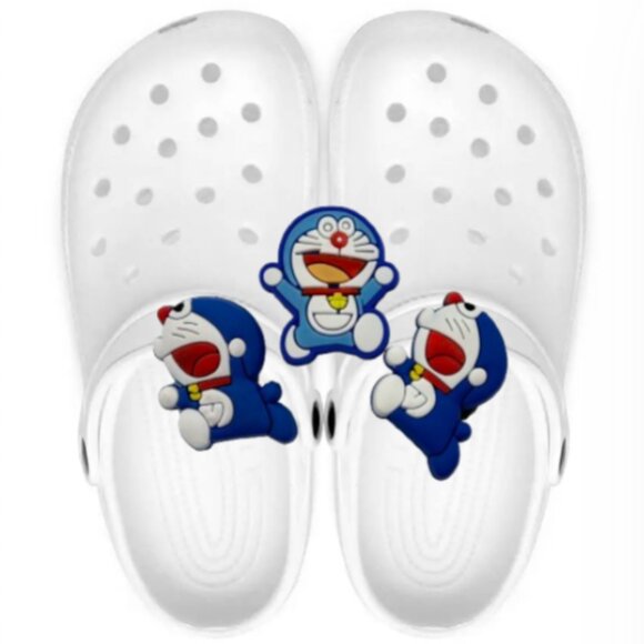 BOGO! Crocs Style Shoe Charms Jibbitz - Doraemon Bundle 3 pc NEW - Picture 1 of 5